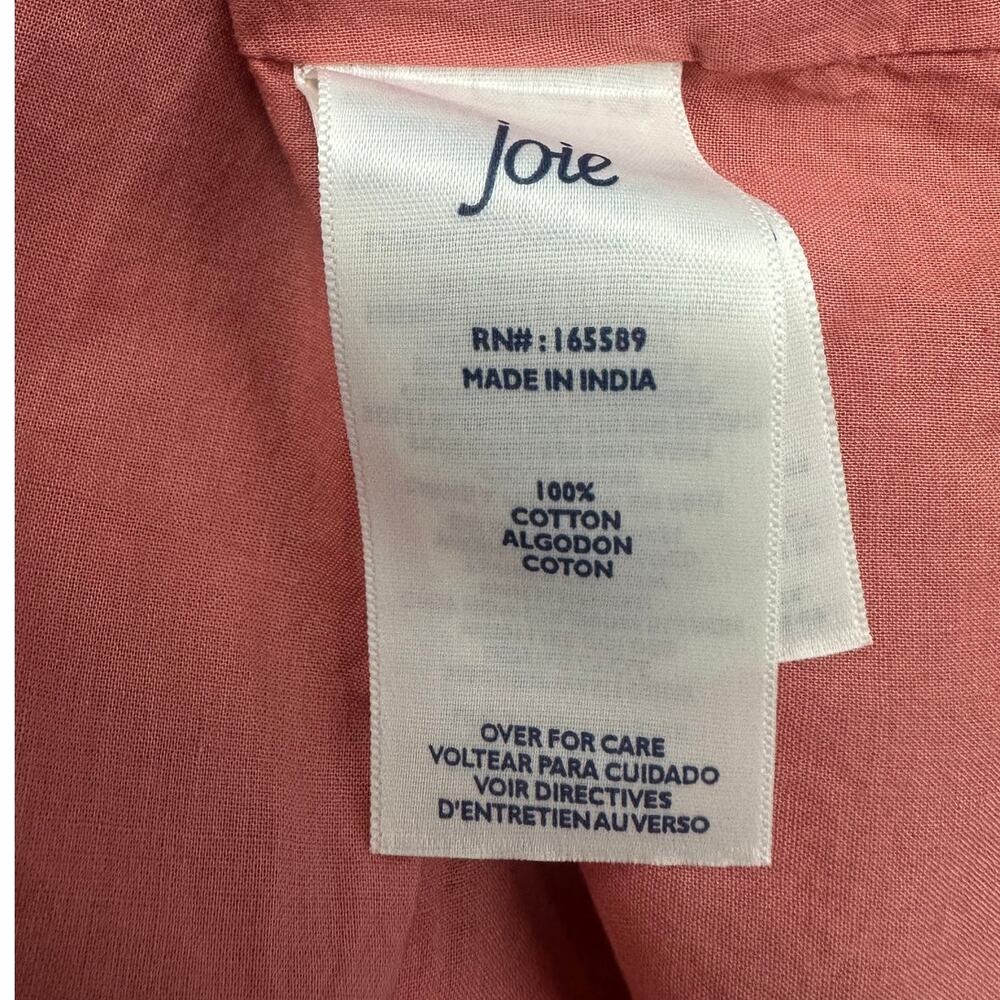 Joie Bondi Tiered Sleeveless Maxi Dress Women's Small Tea Rose Cotton Lined - Picture 6 of 6